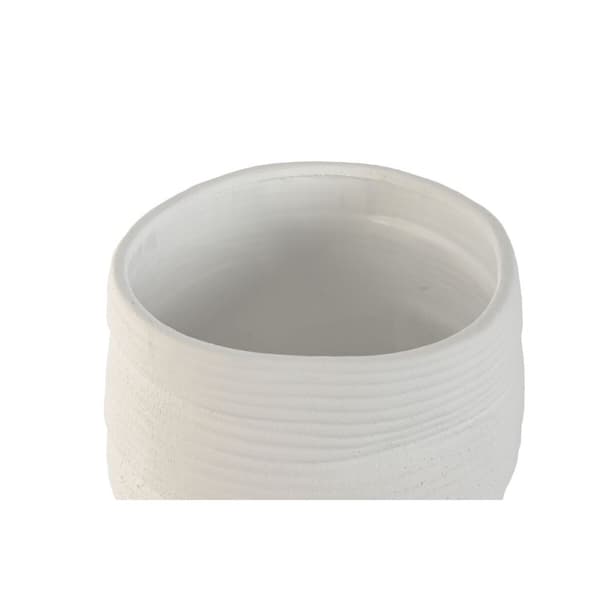 Kruka Home ESPRIT Vit Keramik 29 x 29 x 27 cm