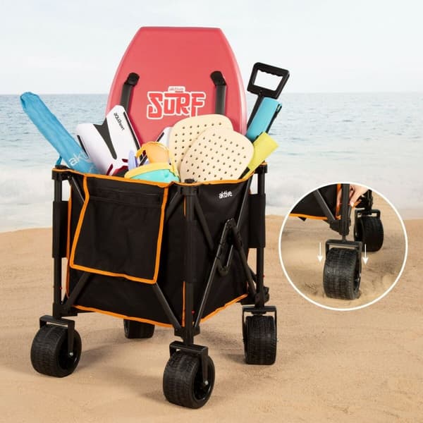Flerfunktionsvagn Aktive Polyester PVC Stål 52 x 105 x 52 cm