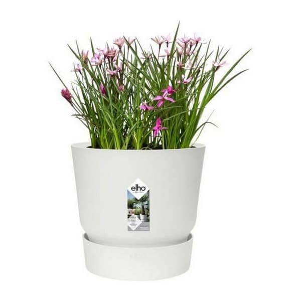 Urtepotte Elho Greenville Cirkulær Hvid Plastik (Ø 29,5 x 27,8 cm)