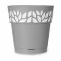 Miniatyrbillede 3 af 3: Selvvandende pot Stefanplast Cloe Grå Plastik 25 x 25 x 25 cm (6 enheder)