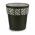 Miniatyrbillede 2 af 3: Selvvandende pot Stefanplast Orfeo Antracit Plastik 29 x 29 x 29 cm (6 enheder)