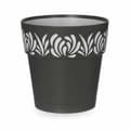 Miniatyrbillede 2 af 3: Selvvandende pot Stefanplast Gaia Antracit Plastik 15 x 15 x 15 cm (12 enheder)
