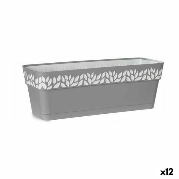 Gartner Stefanplast Cloe Grå Plastik 49,5 x 17 x 19 cm (12 enheder)
