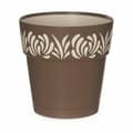 Miniatyrbillede 2 af 3: Selvvandende pot Stefanplast Gaia Brun Plastik 15 x 15 x 15 cm (12 enheder)