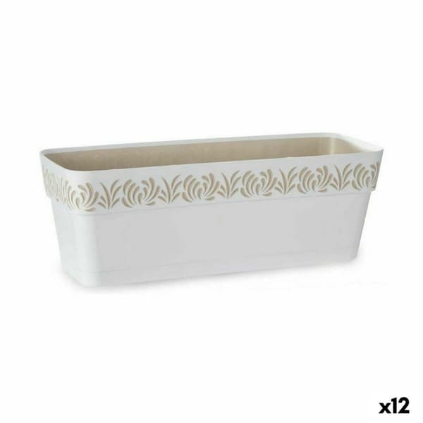 Gartner Stefanplast Gaia Hvid Plastik 49,5 x 17 x 19 cm (12 enheder)