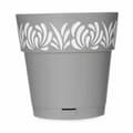 Miniatyrbillede 3 af 3: Selvvandende pot Stefanplast Gaia Grå Plastik 25 x 25 x 25 cm (6 enheder)