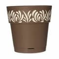 Miniatyrbillede 3 af 3: Selvvandende pot Stefanplast Gaia Brun Plastik 25 x 25 x 25 cm (6 enheder)