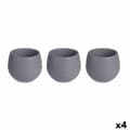 Miniatyrbillede 1 af 3: Grydesæt Ibergarden ES0501102S3 Antracit Plastik 16,5 x 16,5 x 14,5 cm (4 enheder)