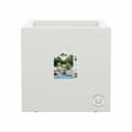 Miniatyrbillede 2 af 3: Urtepotte Elho 29,5 x 29,5 x 49,5 cm Hvid Plastik Firkantet Moderne