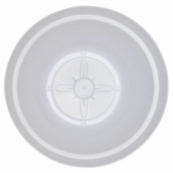 Dekorative Pongponger Riviera Hvit Plast Kvadrat Ø 50 cm