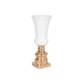 Miniatyrbillede 1 af 4: Urtepotte Home ESPRIT Hvid Gylden Fiber Moderne 40 x 40 x 100 cm