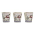 Miniatyrbilde 3 av 4: Grytesett DKD Home Decor Rosa Gyllen PVC Aluminium Shabby Chic 38 x 13 x 14 cm (3 Deler)