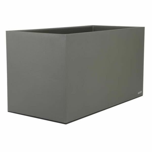 Planter Riviera Rektangulær Grå 80 x 40 cm Granitt