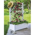 Miniatyrbilde 2 av 2: Planter Stefanplast 100 x 43 x 142 cm Rektangulær Hvit