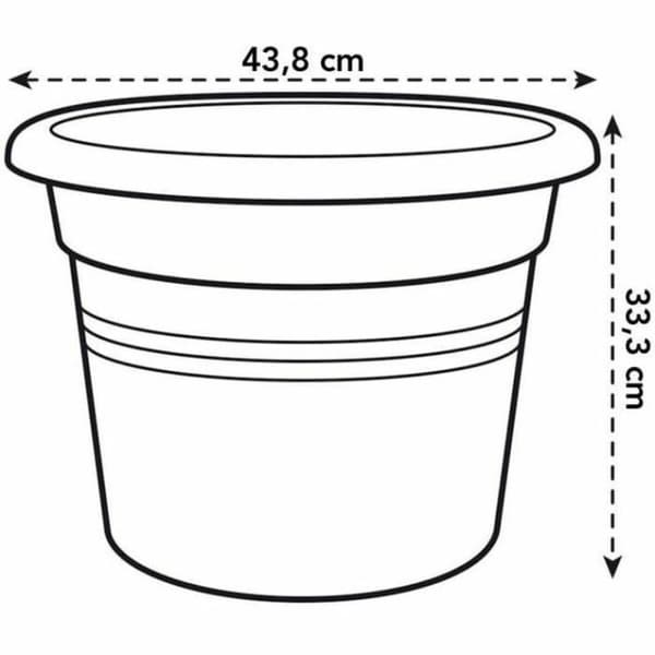 Dekorative Pongponger Elho Sirkulær Rosa Plast Ø 30 cm