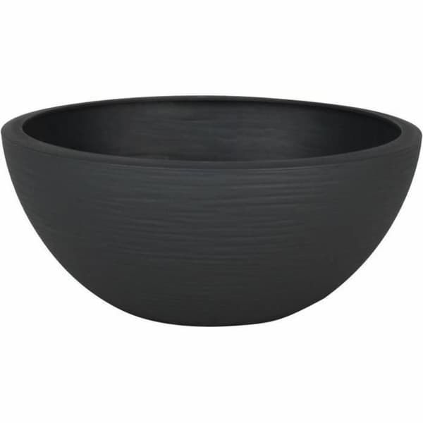 Dekorative Pongponger EDA Svart Antrasitt Ø 25 cm