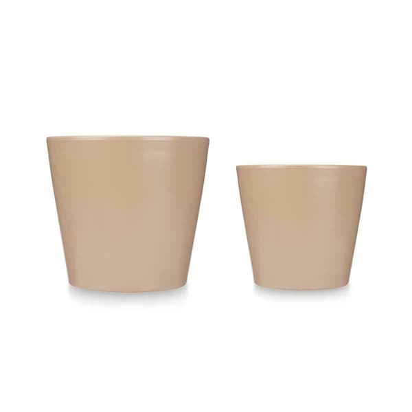 Grytesett Ibergarden LINCE-22-28-BE Beige Leire Ø 22 cm Ø 28 cm 2 Deler