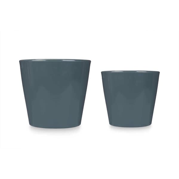 Grytesett Ibergarden LINCE-22-28-A Antrasitt Leire Ø 22 cm Ø 28 cm 2 Deler