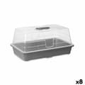 Miniatyrbilde 1 av 3: Drivhus Ibergarden FYT2058102 Grå Gjennomsiktig Plast 38,4 x 17,5 x 24,7 cm (8 enheter)