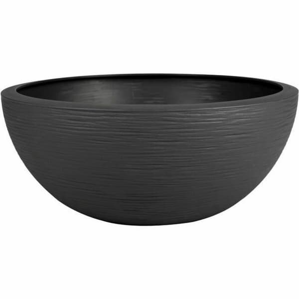 Dekorative Pongponger EDA 3210103482 Grå Antrasitt Plast Ø 40 cm