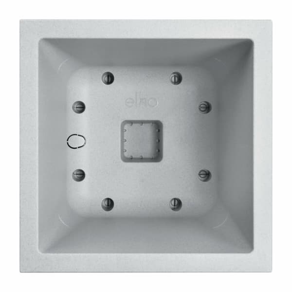 Dekorative Pongponger Elho Hvit Ø 29,5 cm Plast Kvadrat Moderne