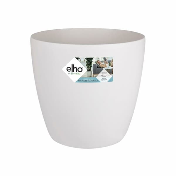Dekorative Pongponger Elho Ø 47 cm Hvit Plast Sirkulær
