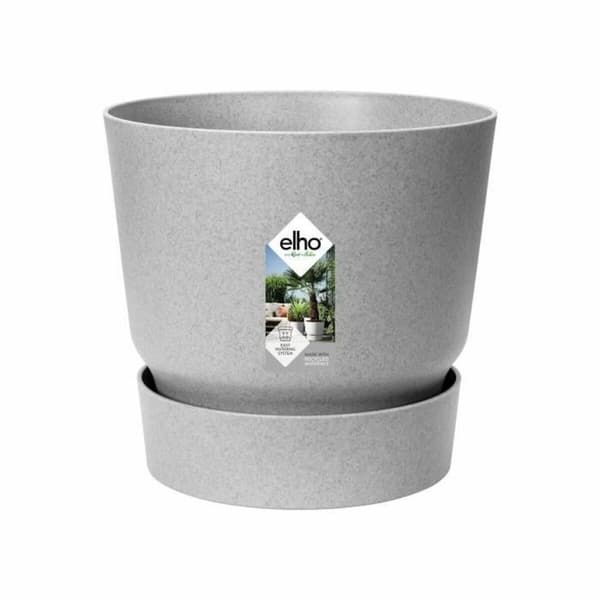 Dekorative Pongponger Elho Grå Plast Sirkulær Moderne Ø 47 cm