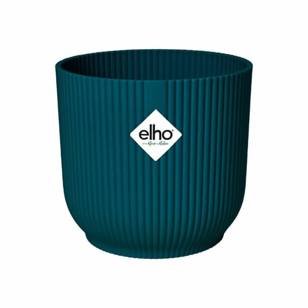 Dekorative Pongponger Elho Blå Ø 30 cm deep blue Plast Sirkulær Moderne