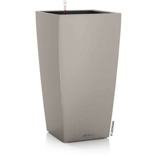 Selvvannende blomsterpotte Lechuza Sand 39,5 x 39,5 x 75,5 cm