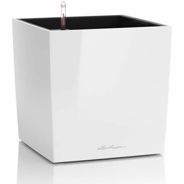 Selvvannende blomsterpotte Lechuza Hvit 40 x 40 cm polypropylen Plast