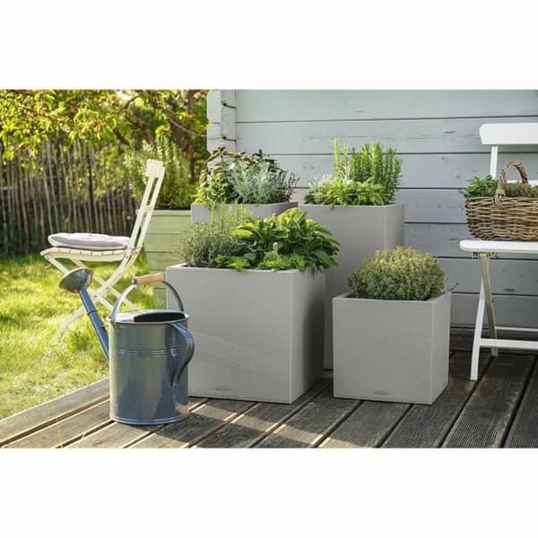 Dekorative Pongponger Lechuza 40 x 40 x 40 cm Grå polypropylen Plast