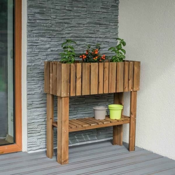 Dekorative Pongponger Ekju 78 x 29 x 79 cm Brun Tre Kvadrat