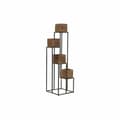 Pikkukuva 1 / 2: Kasvit DKD Home Decor Ruskea Musta Monivärinen Puu Metalli Moderni 40 x 40 x 120 cm 40 x 40 x 138 cm