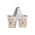 Pikkukuva 1 / 3: Kasvit DKD Home Decor Pinkki Metalli Shabby Chic 24 x 12 x 23 cm
