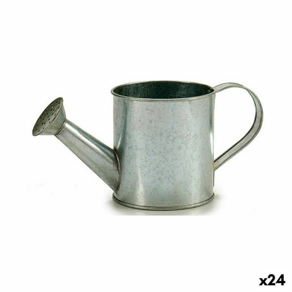 Kasvit Ibergarden I00111-B Hopeinen Sinkki Kastelukannu 24,5 x 11 x 11 cm (24 osaa)