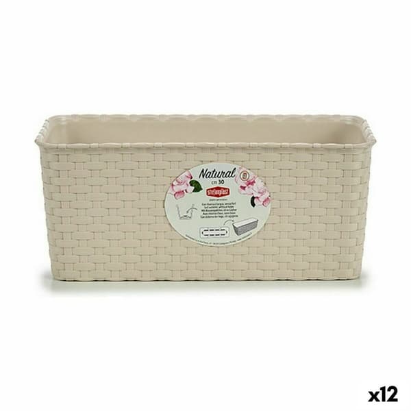 Kukkalaatikko Stefanplast Kameli Muovinen 13 x 11 x 29 cm (12 osaa)