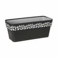 Pikkukuva 2 / 3: Kukkalaatikko Stefanplast Cloe Antrasiitinharmaa Muovinen 13,3 x 12,3 x 29,3 cm (12 osaa)