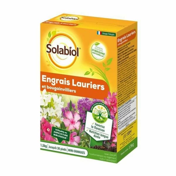 Orgaaninen lannoite Solabiol Laurel Bougainvillea 1,5 Kg