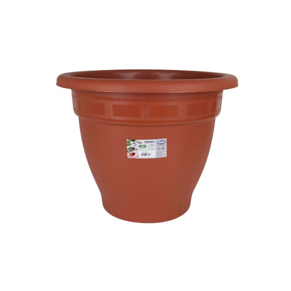 Kukkaruukku Dem Squares Muovinen Ruskea Ø 50 cm (6 osaa)
