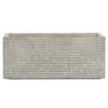 Pikkukuva 5 / 6: Kukkalaatikko Home ESPRIT Beige Lasikuitu Magnesium 74,5 x 37,5 x 37,5 cm