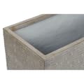 Pikkukuva 6 / 6: Kukkalaatikko Home ESPRIT Beige Lasikuitu Magnesium 74,5 x 37,5 x 37,5 cm