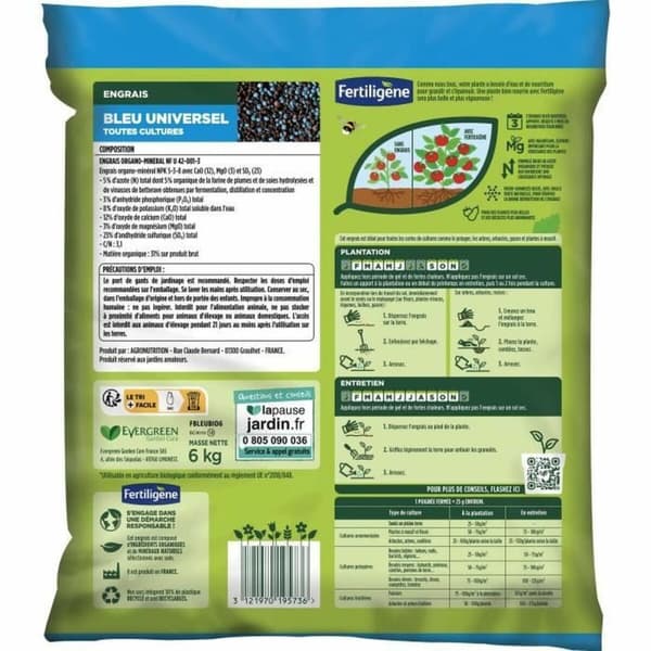 Orgaaninen lannoite Fertiligène 6 Kg