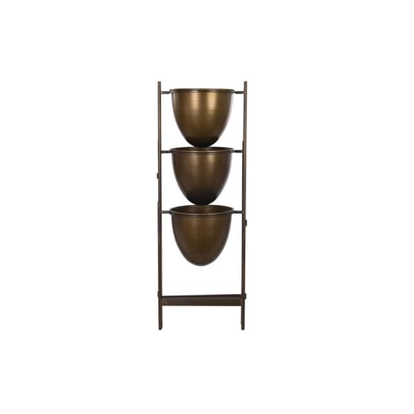 Kasvit DKD Home Decor Musta Metalli Kupari Vintage (35 x 26,5 x 105 cm)