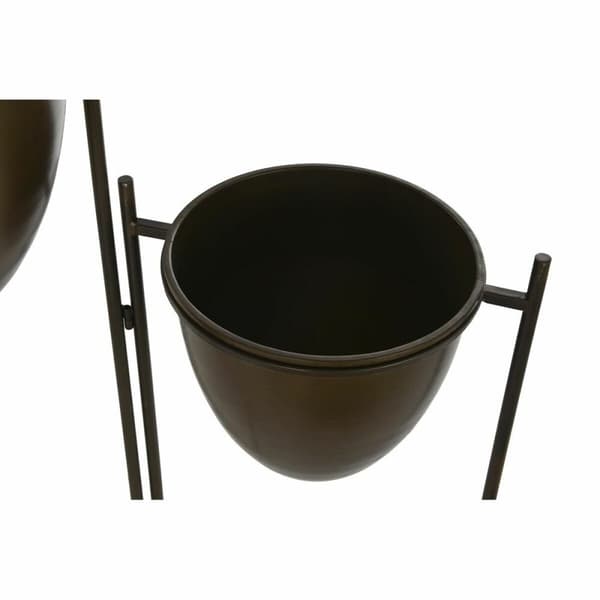 Kasvit DKD Home Decor Musta Metalli Kupari Vintage (35 x 26,5 x 105 cm)