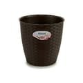 Pikkukuva 2 / 2: Kukkaruukku Stefanplast Muovinen Suklaa 19 x 17,5 x 19 cm (12 osaa)
