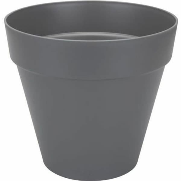 Kukkaruukku Elho Pyöreä Tumman harmaa Ø 30 cm