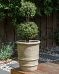 Miniatyrbillede 2 af 8: Plantekrukke Beige Rektangulær Terracotta ⌀ 43 cm Udendørs Indendørs Have Stue Tilbehør