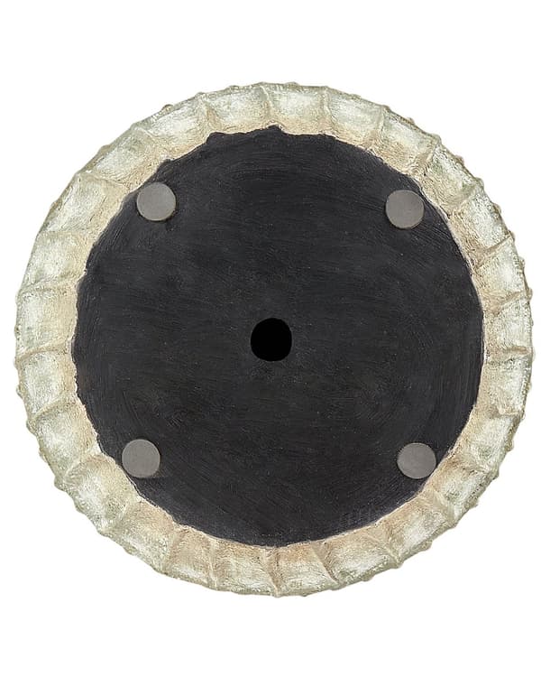 Plantepotte Grønn Oval Terrakotta ⌀ 50 cm Utendørs Innendørs Hage Stue Tilbehør