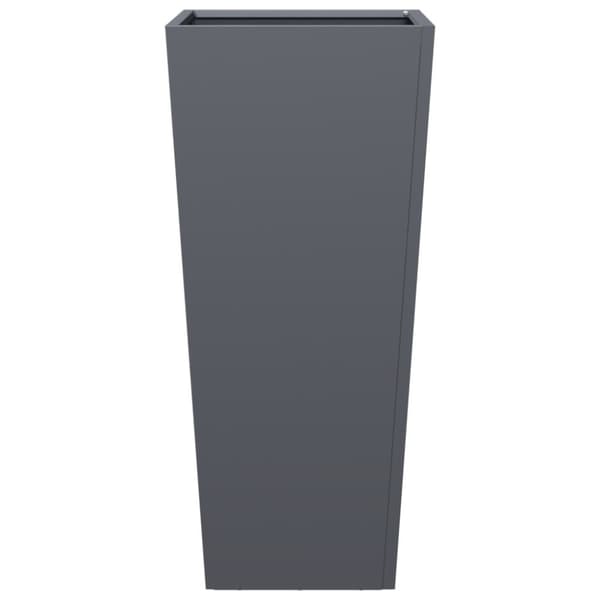 vidaXL plantekrukke 35x35x75 cm stål antracitgrå