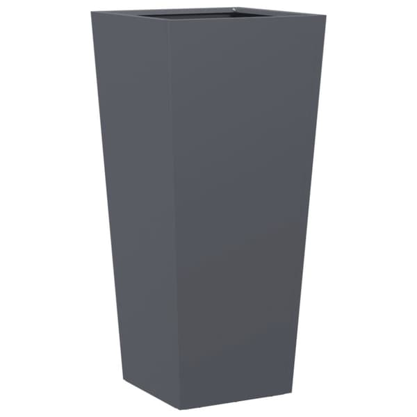 vidaXL plantekrukke 35x35x75 cm stål antracitgrå
